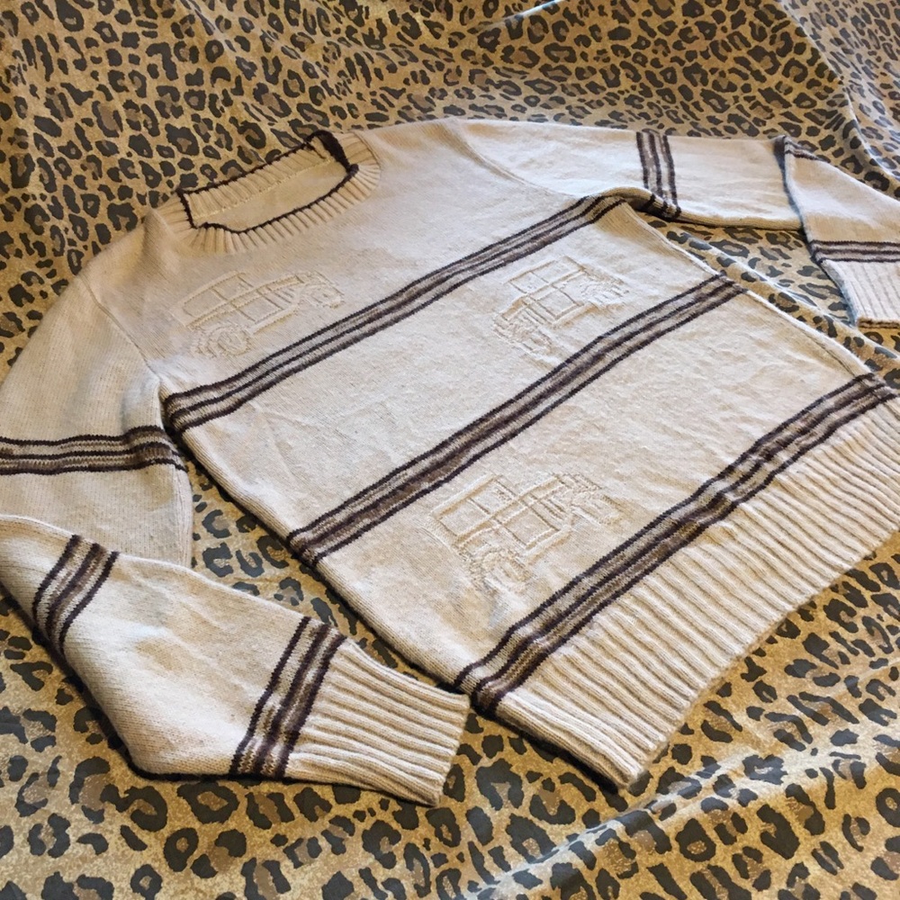 Vintage Car Sweater